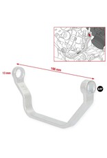 KS TOOLS Speciale dopsleutel voor aanzuigbuis-schroefverbindingen voor VAG, 13 mm - 150.2518