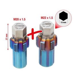 KS TOOLS Schroefdraadtapset met geleidepen voor sensoren, 2-dlg - 150.2540