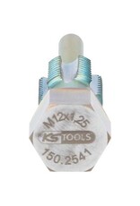 KS TOOLS Schroefdraadtap met geleidepen voor temperatuursensoren, M12 x 1,25 - 150.2541