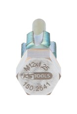 KS TOOLS Schroefdraadtap met geleidepen voor temperatuursensoren, M12 x 1,25 - 150.2541