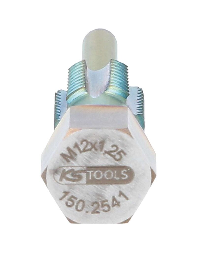 KS TOOLS Schroefdraadtap met geleidepen voor temperatuursensoren, M12 x 1,25 - 150.2541