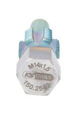 KS TOOLS Schroefdraadtap met geleidepen voor temperatuursensoren, M14 x 1,5 - 150.2542
