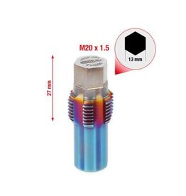 KS TOOLS Schroefdraadtap met geleidepen voor NOX-sonden, M20 x 1,5 - 150.2544