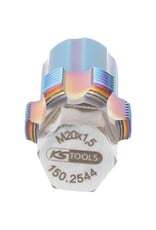 KS TOOLS Schroefdraadtap met geleidepen voor NOX-sonden, M20 x 1,5 - 150.2544
