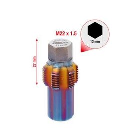 KS TOOLS Schroefdraadtap met geleidepen voor roetfiltersonden, M22 x 1,5 - 150.2546