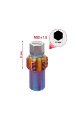 KS TOOLS Schroefdraadtap met geleidepen voor roetfiltersonden, M22 x 1,5 - 150.2546