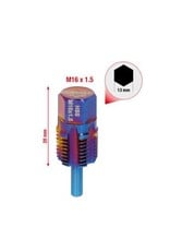 KS TOOLS Schroefdraadtap met geleidepen voor temperatuursensoren, M16 x 1,5 - 150.2556