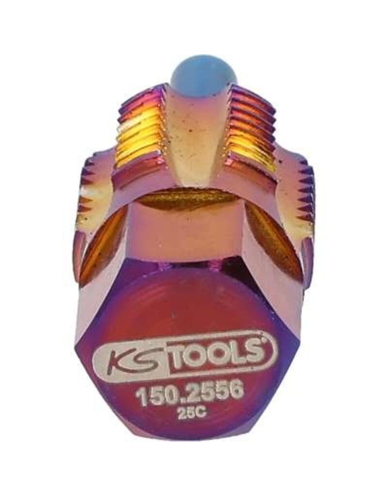 KS TOOLS Schroefdraadtap met geleidepen voor temperatuursensoren, M16 x 1,5 - 150.2556