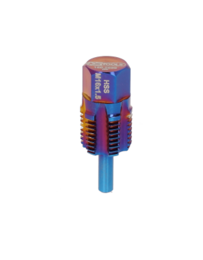 KS TOOLS Schroefdraadtap met geleidepen voor temperatuursensoren, M16 x 1,5 - 150.2556