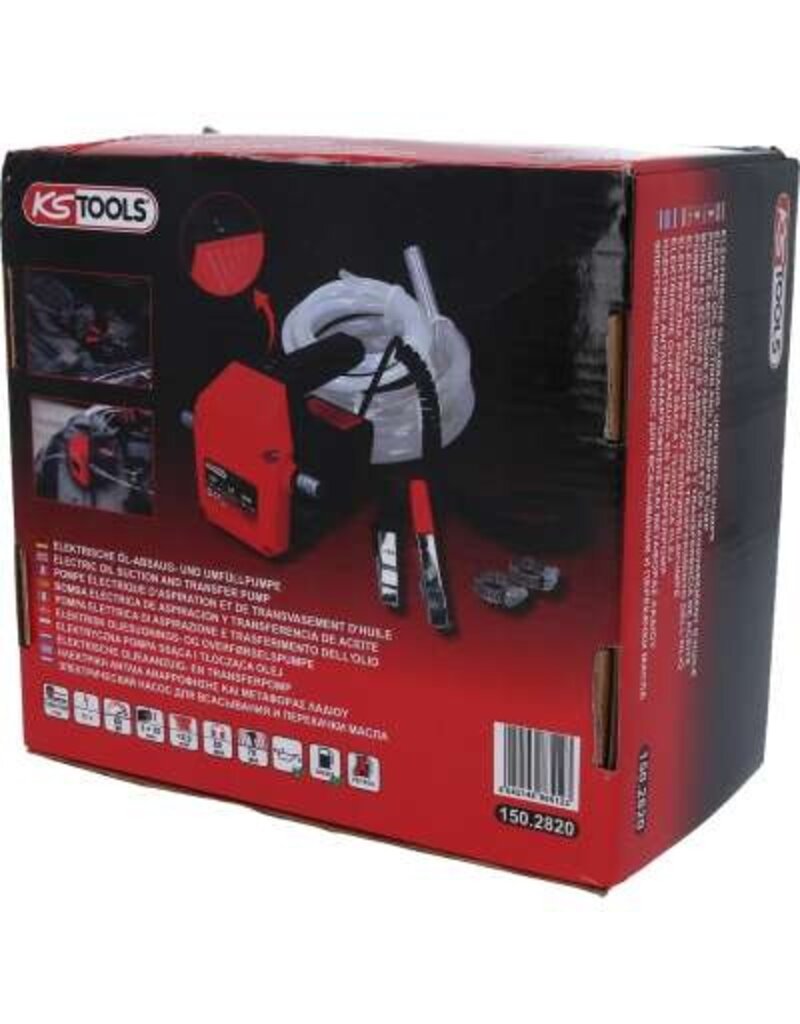 KS TOOLS Elektrische olieaanzuig- en transferpomp - 150.2820