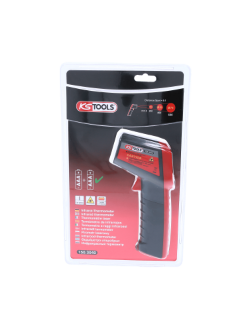 KS TOOLS Infrarood-Thermometer, -38° naar 520°C - 150.3040
