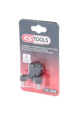 KS TOOLS 1/4"universele pensleutel voor tandriemspanrol, verstelbaar - 150.3046
