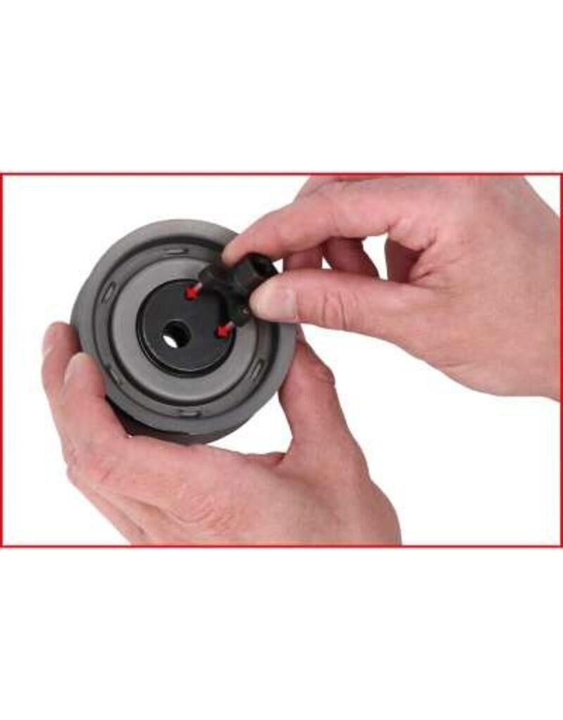 KS TOOLS 1/4"universele pensleutel voor tandriemspanrol, verstelbaar - 150.3046