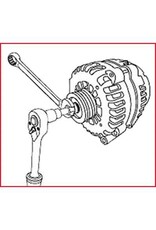KS TOOLS Set combisleutels voor dynamo's, 2-dlg - 150.3270