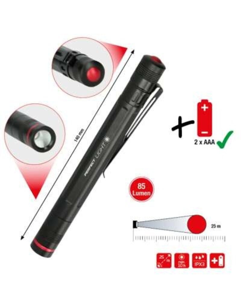 KS TOOLS UltimateBEAM zaklamp 85 lumen - 150.4370