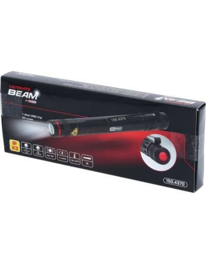 KS TOOLS UltimateBEAM zaklamp 85 lumen - 150.4370