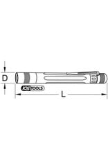 KS TOOLS UltimateBEAM zaklamp 85 lumen - 150.4370