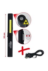 KS TOOLS UltimateBEAM COB-LED-inspectielamp 350 lumen met UV-spot-LED en laserpointer - 150.4400