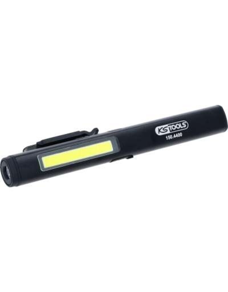 KS TOOLS UltimateBEAM COB-LED-inspectielamp 350 lumen met UV-spot-LED en laserpointer - 150.4400