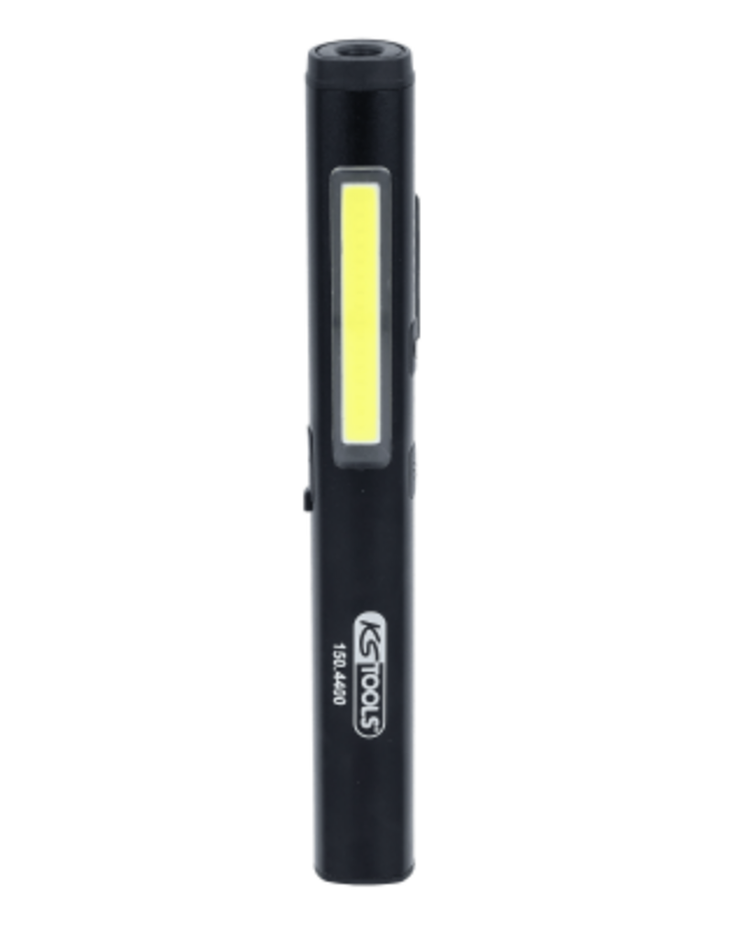 KS TOOLS UltimateBEAM COB-LED-inspectielamp 350 lumen met UV-spot-LED en laserpointer - 150.4400