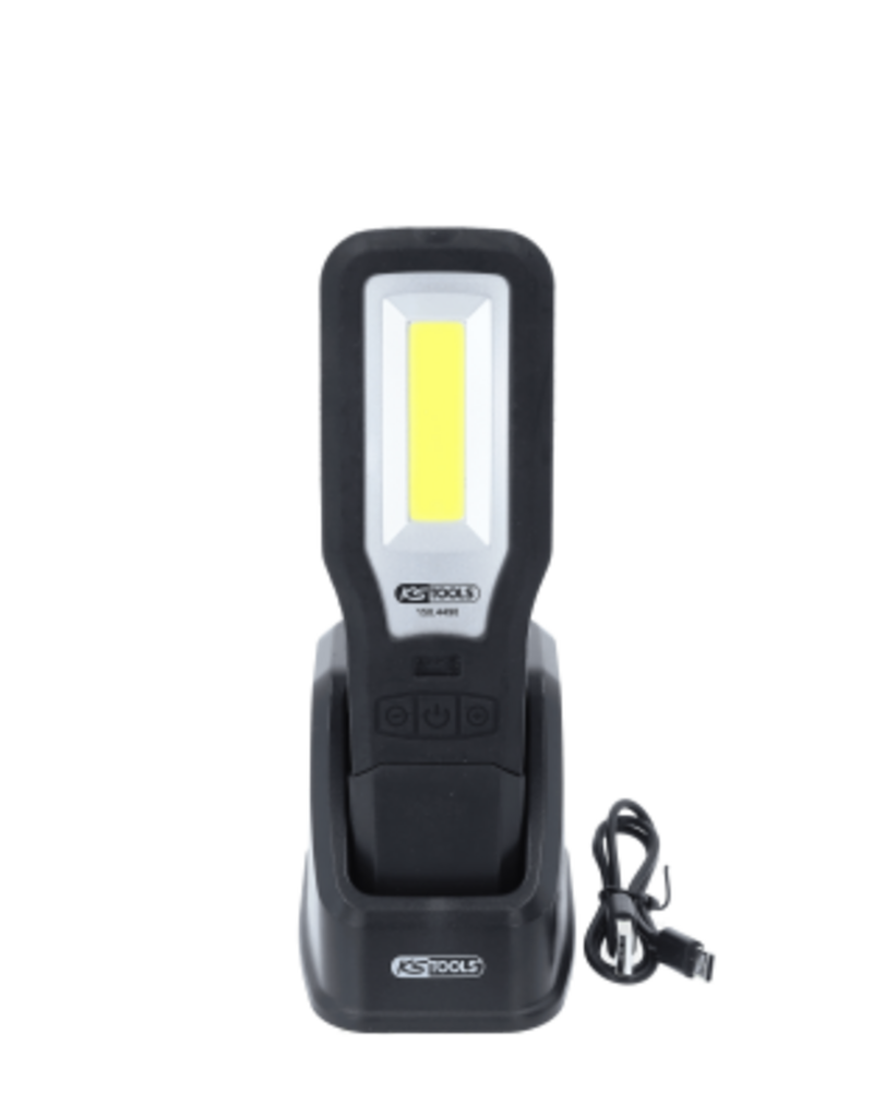 KS TOOLS UltimateBEAM Mobiele werkplaatslamp, knikbaar, 550 lumen - 150.4490