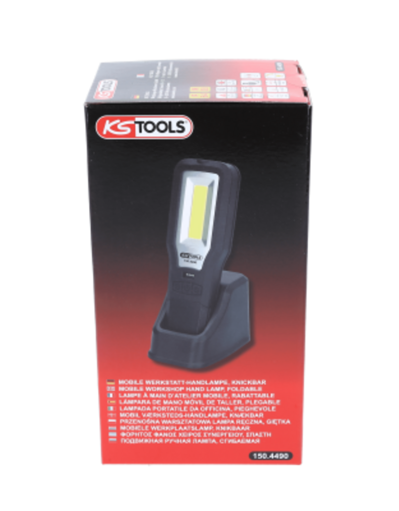 KS TOOLS UltimateBEAM Mobiele werkplaatslamp, knikbaar, 550 lumen - 150.4490