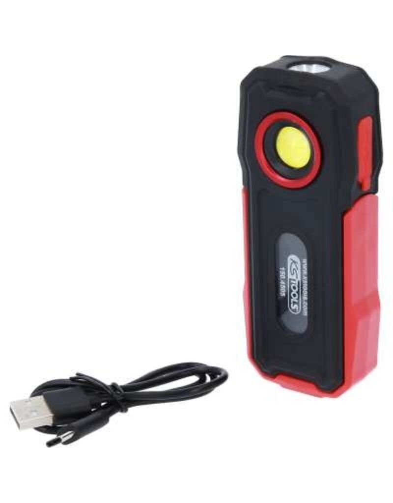 KS TOOLS Mobiele werkplaatslamp, knikbaar, 300 lumen - 150.4505