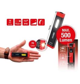 KS TOOLS UltimateBEAM Aluminium LED-inspectielamp li-ion 500 lumen - 150.4530