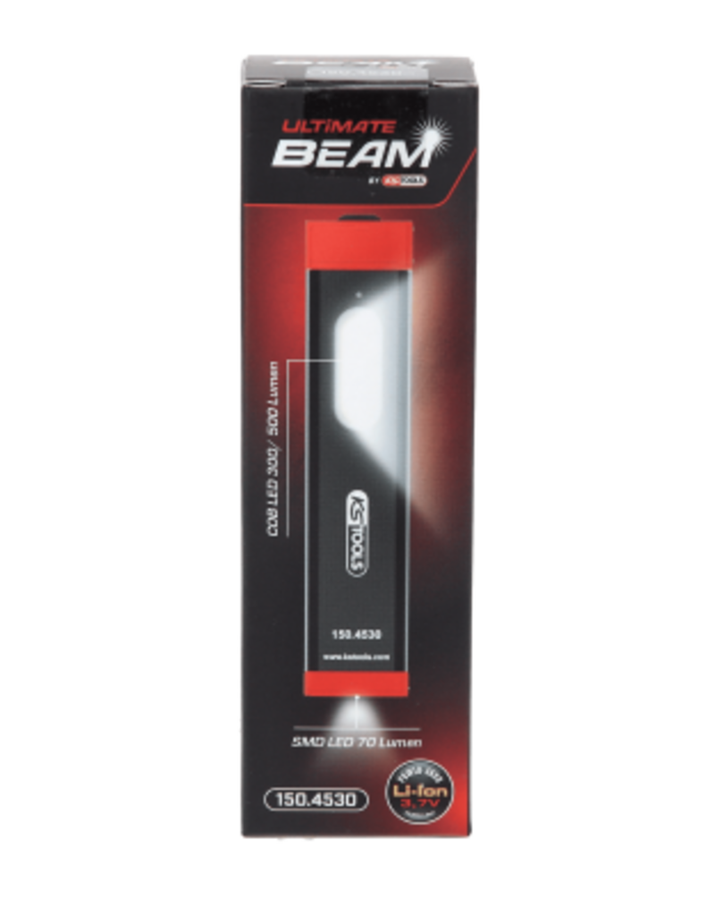 KS TOOLS UltimateBEAM Aluminium LED-inspectielamp li-ion 500 lumen - 150.4530