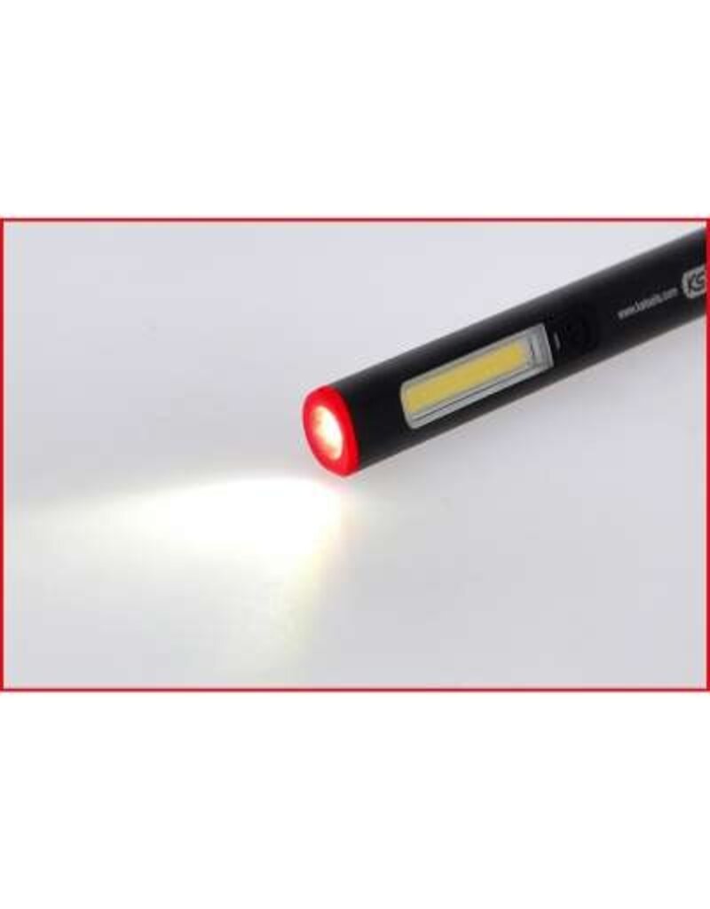KS TOOLS UltimateBEAM aluminum LED penlight Li-Ion, 150 lumen - 150.4540