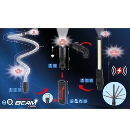 KS TOOLS eQi UltimateBEAM Quick-Lock werklampset, 4-dlg - 150.4600