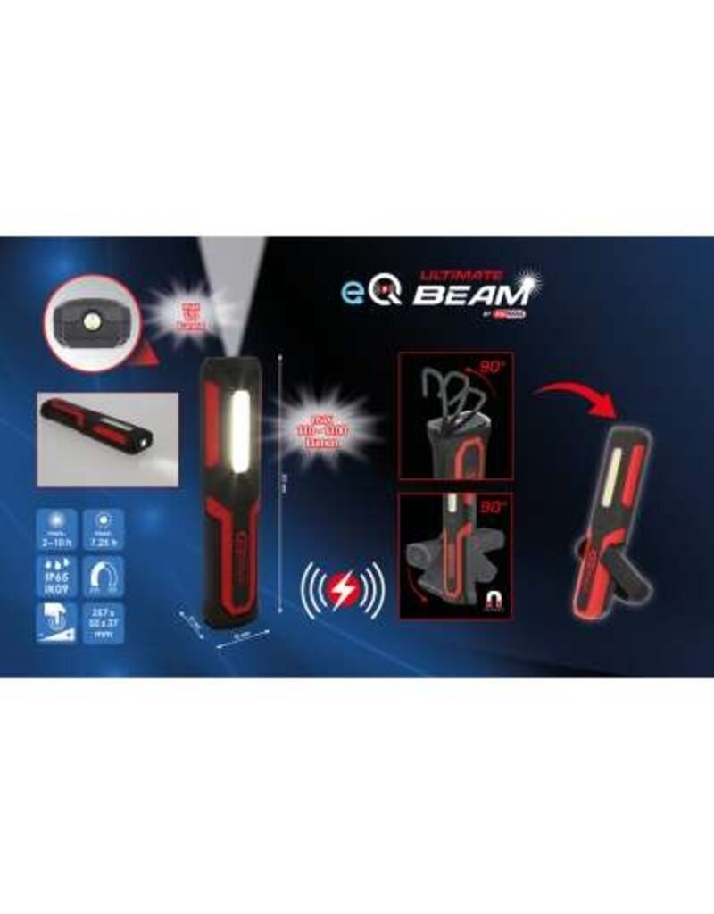 KS TOOLS eQi UltimateBEAM handlamp 1100 lumen - 150.4610