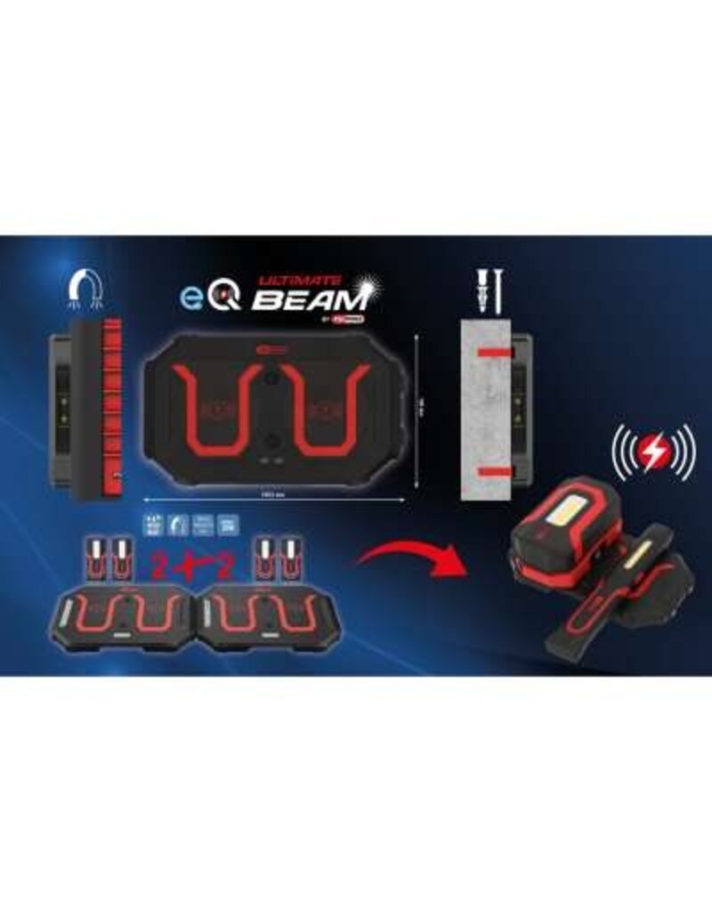 KS TOOLS eQi UltimateBEAM laadpad met twee oplaadpunten - 150.4611