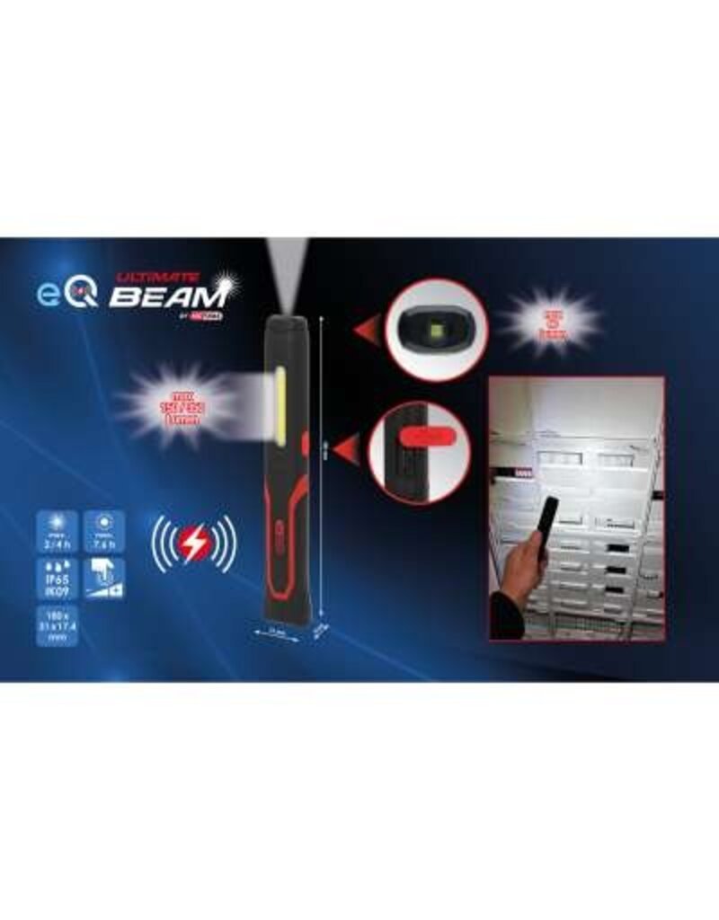 KS TOOLS eQi UltimateBEAM handlamp slim 350 lumen - 150.4620