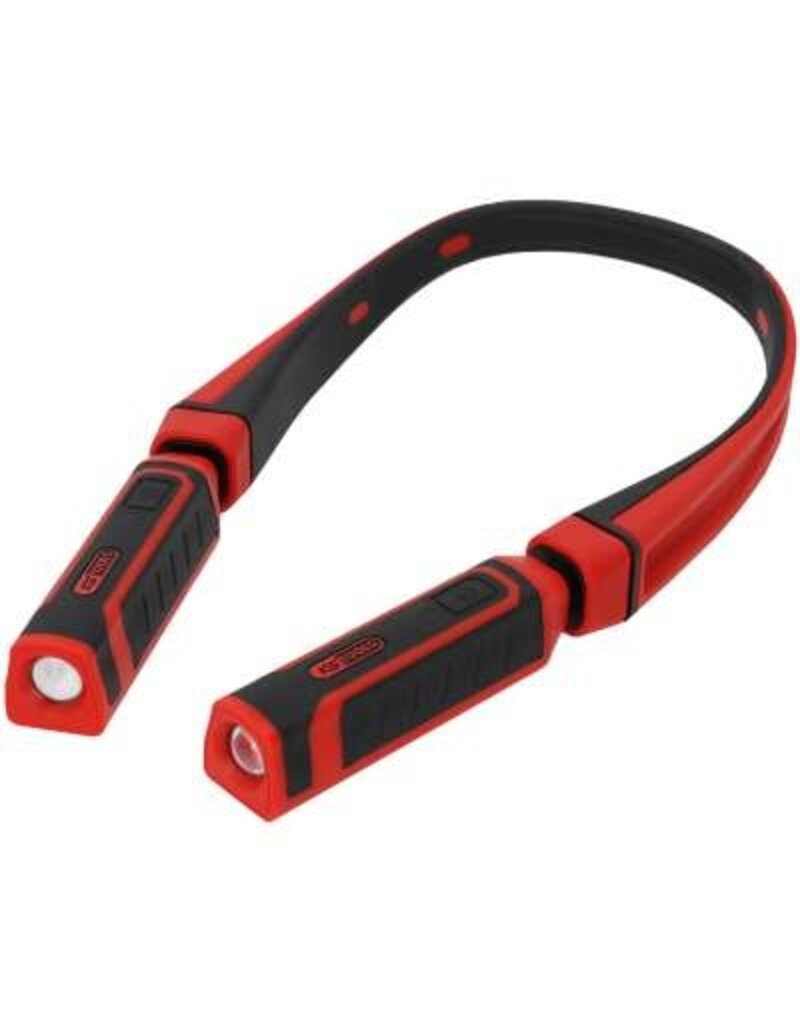 KS TOOLS eQi UltimateBEAM 2-in-1 neklamp met twee verwijderbare werklampen van elk 180 lumen - 150.4630