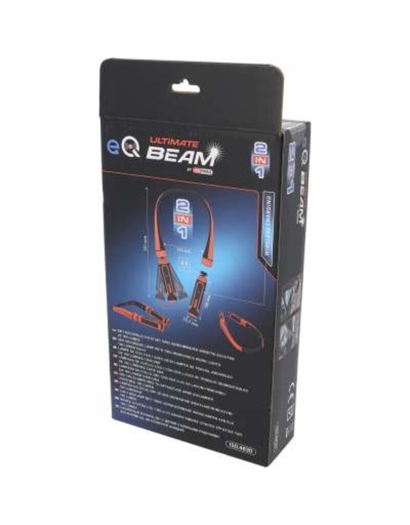 KS TOOLS eQi UltimateBEAM 2-in-1 neklamp met twee verwijderbare werklampen van elk 180 lumen - 150.4630
