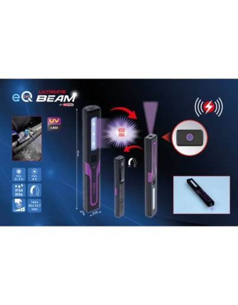 KS TOOLS eQi UltimateBEAM UV-lekzoeklamp 365 nm - 150.4641
