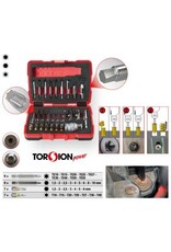 KS TOOLS 1/4" + 10 mm Torx- en inbusboutuitdraaiset, 34-dlg - 150.7060