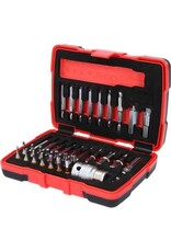 KS TOOLS 1/4" + 10 mm Torx- en inbusboutuitdraaiset, 34-dlg - 150.7060