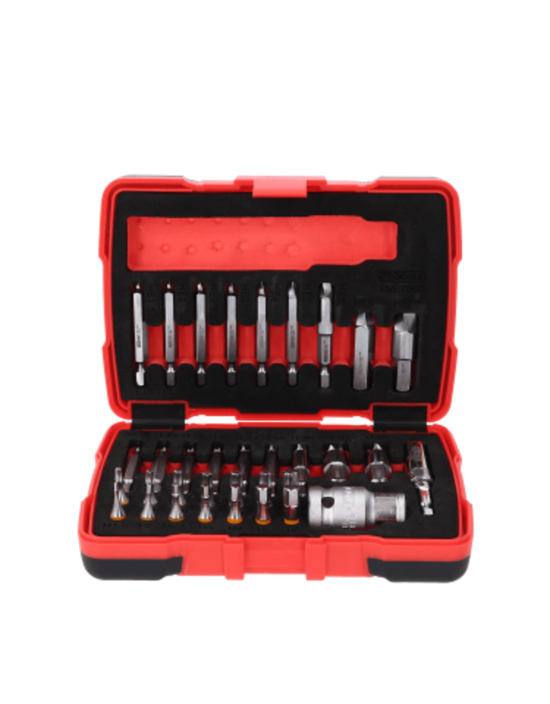 KS TOOLS 1/4" + 10 mm Torx- en inbusboutuitdraaiset, 34-dlg - 150.7060
