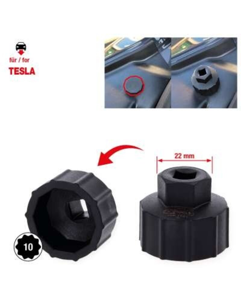 KS TOOLS 3/8" speciaal gereedschap voor achterlicht verwijderen voor Tesla Model 3 - 150.8101