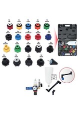 KS TOOLS MASTER Set olievultrechters met draaibare hals, 24-dlg - 150.9130