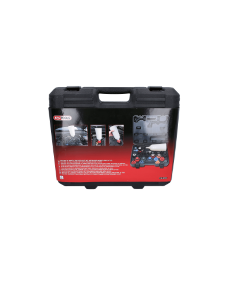 KS TOOLS MASTER Set olievultrechters met draaibare hals, 24-dlg - 150.9130