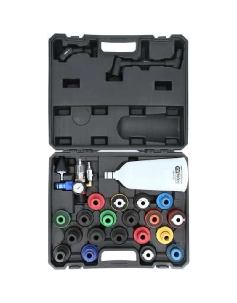 KS TOOLS MASTER Set olievultrechters met draaibare hals, 24-dlg - 150.9130