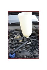 KS TOOLS Olievultrechter met draaibare arm onder een hoek voor VAG, 4-dlg - 150.9155