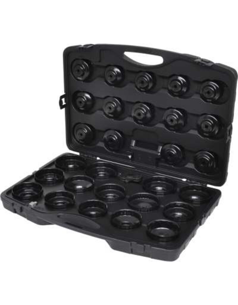 KS TOOLS 3/8" Oliefiltersleutelset, 30-dlg - 150.9350