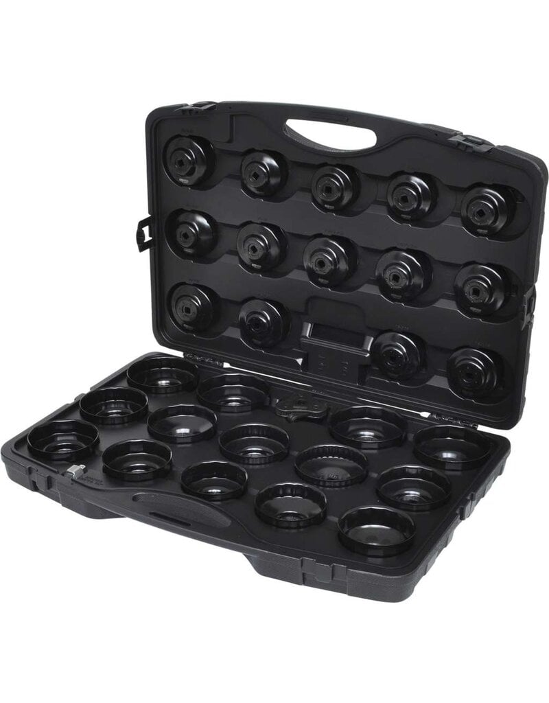 KS TOOLS 3/8" Oliefiltersleutelset, 30-dlg - 150.9350