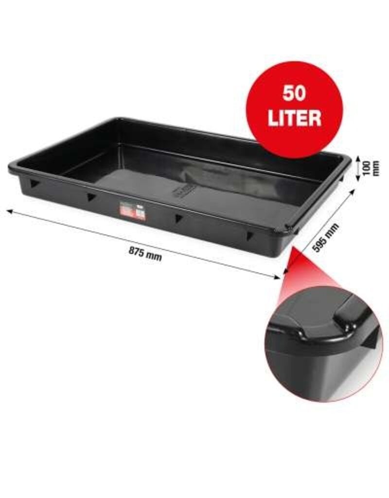 KS TOOLS Olieopvangbak / universele bak, 50 liter - 150.9592