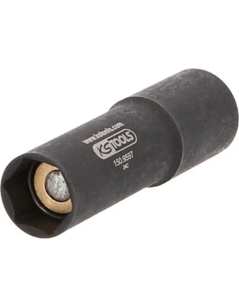 KS TOOLS 3/8" dopsleutel voor veerpootmontage, voor Tesla, magnetisch - 150.9597