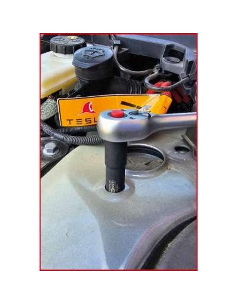 KS TOOLS 3/8" dopsleutel voor veerpootmontage, voor Tesla, magnetisch - 150.9597